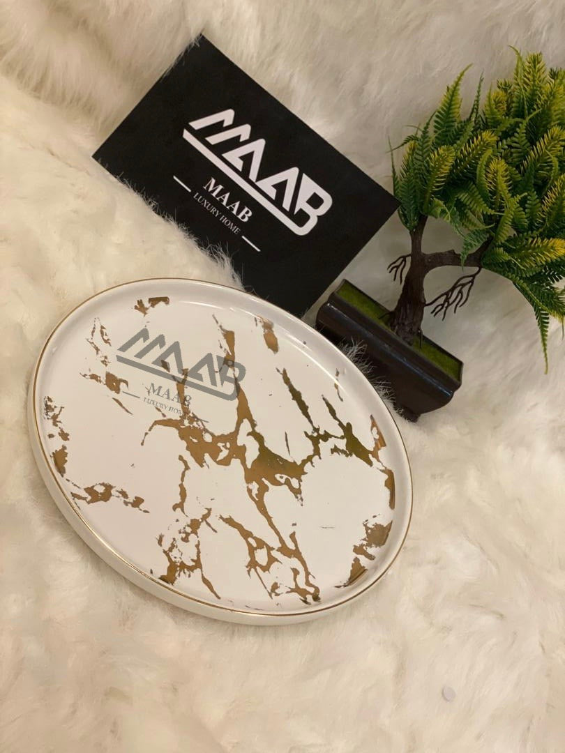 Black and Gold Marble toilet set